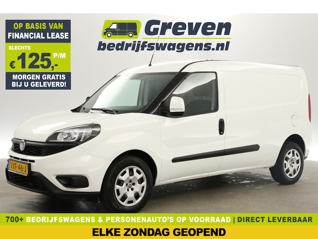 Fiat Doblò - 1.3 MJ L2H1 Maxi Airco Cruise Bluetooth Stoelverwarming Parkeersensoren Schuifdeur - AutoWereld.nl