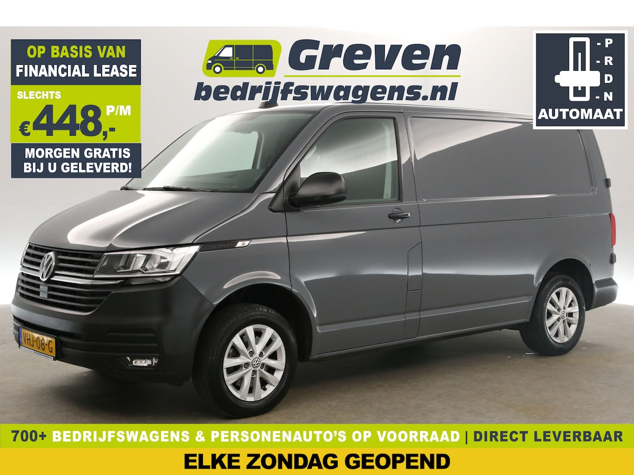 Volkswagen Transporter - 2.0 TDI L1H1 150PK Automaat Airco Cruise Carplay DSG 16''LMV Elektrpakket - AutoWereld.nl