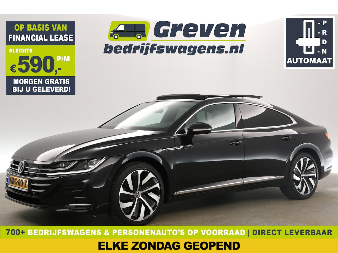 Volkswagen Arteon - 1.4 TSI eHybrid R-Line 231PK DSG Automaat 360Camera Pano Carplay ACC LED Sfeerverl. Virtua - AutoWereld.nl