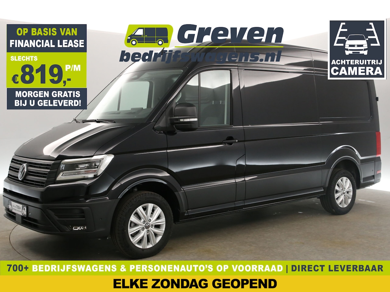 Volkswagen Crafter - 30 2.0 TDI L3H3 Exclusive Nieuw | 141PK Automaat Airco Camera Carplay ACC Navi PDC LED Com - AutoWereld.nl