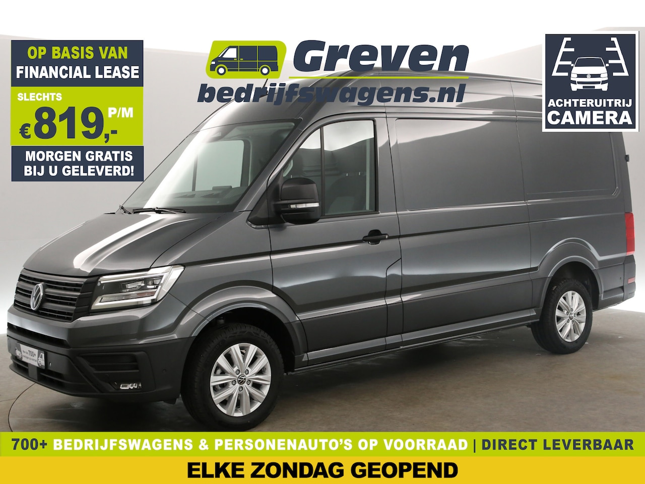 Volkswagen Crafter - 30 2.0 TDI Exclusive L3H3 | NIEUW | BPM Vrij | 141PK Automaat Full LED ACC Airco Camera Ca - AutoWereld.nl