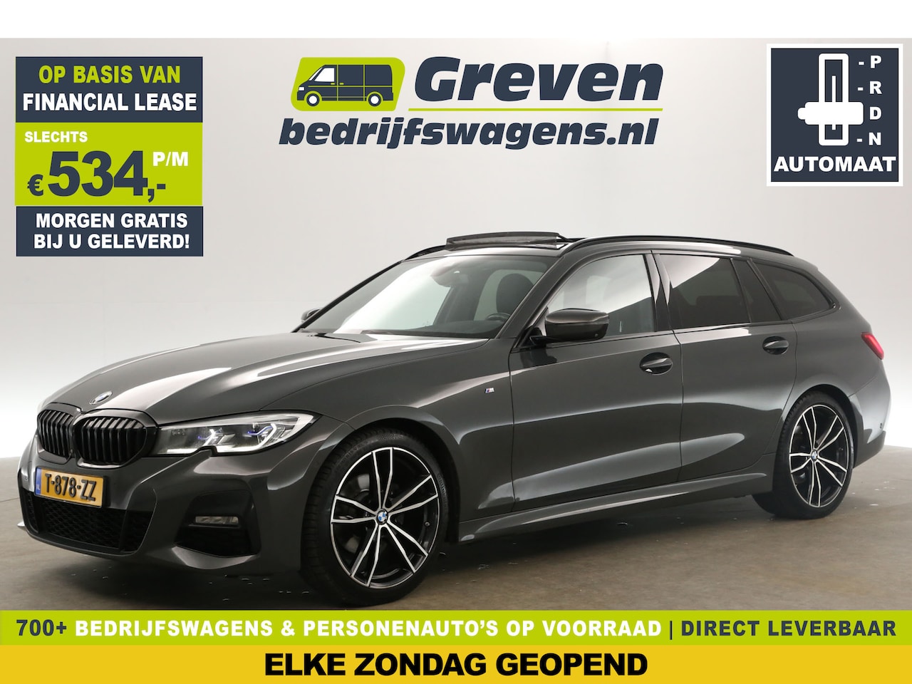 BMW 3-serie Touring - 320d M-Sport 191PK Automaat BMW-Laser LED Pano Sfeer 360Camera Harman/Kardon Carplay Clima - AutoWereld.nl