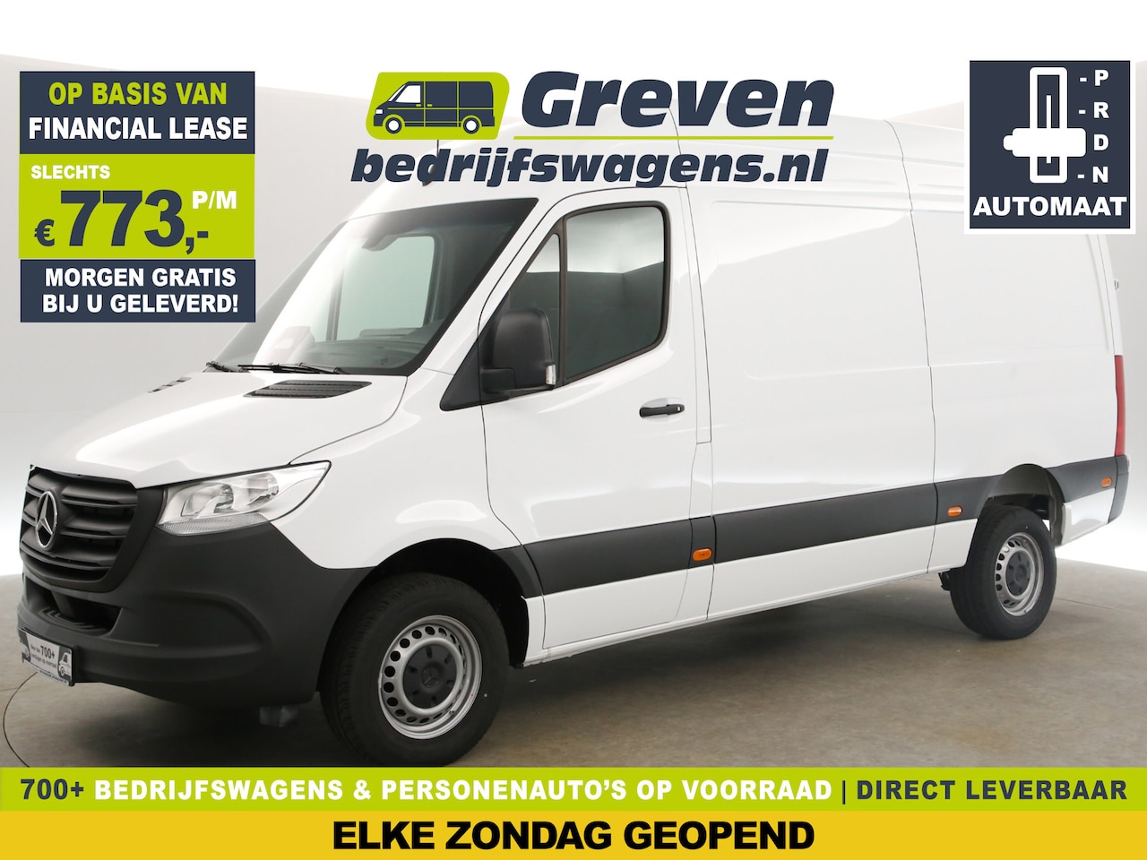 Mercedes-Benz Sprinter - 317 1.9 CDI L2H2 | NIEUW | BPM Vrij | 170PK Automaat Airco Adaptive-Cruise Camera DAB+ 3 P - AutoWereld.nl