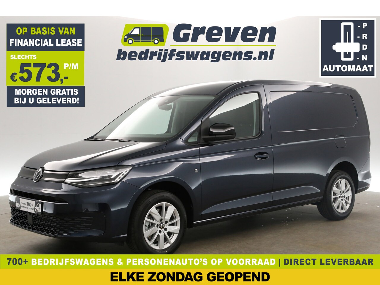 Volkswagen Caddy Maxi - 2.0 TDI Style L2H1 | NIEUW | BPM Vrij | 123PK DSG Automaat LED Airco Cruise Carplay Camera - AutoWereld.nl