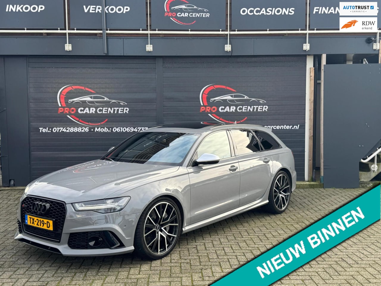 Audi A6 Avant - 4.0 TFSI RS 6 quattro performance Pro Line Plus PANO|CLIMATE|CRUISE|CERAMIC|SOFTCLOSE|MILL - AutoWereld.nl