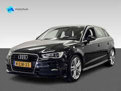 Audi A3 Sportback - SB 1.4 TFSI 150PK 2X S-LINE NAVI TEL ECC LED AFGEVLAKT STUUR NAP