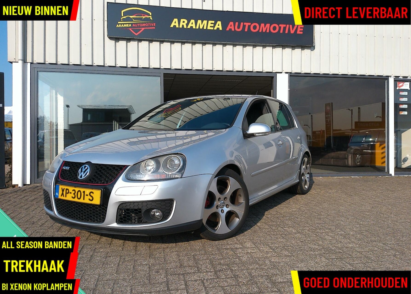 Volkswagen Golf - 2008 2.0 TFSI GTI 200pk AUT 5D|18inch|Xenon - AutoWereld.nl