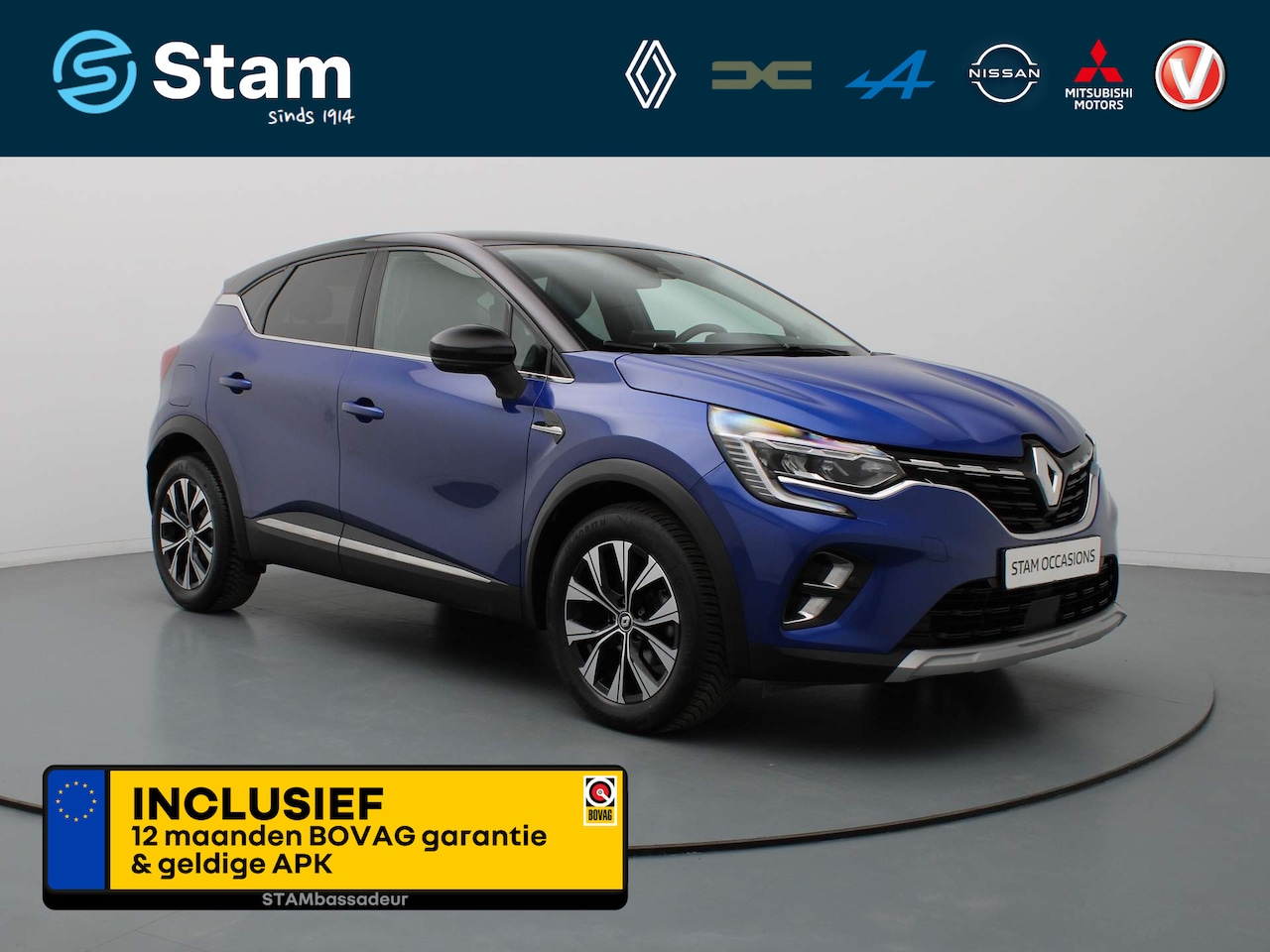 Renault Captur - TCe 140pk Intens EDC/AUTOMAAT Adapt. cruise | Camera | File assistent | Navi | Stoel-/stuu - AutoWereld.nl