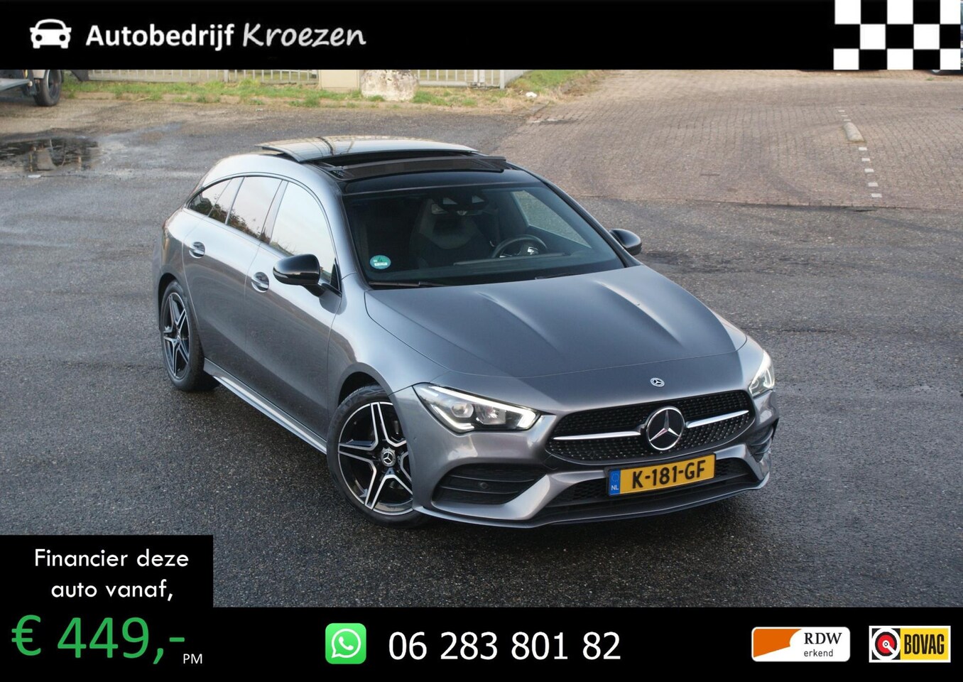 Mercedes-Benz CLA-klasse Shooting Brake - 180 Business Solution ///AMG pakket | Pano | Night Pakket | Sfeer | Prijs incl BTW | - AutoWereld.nl