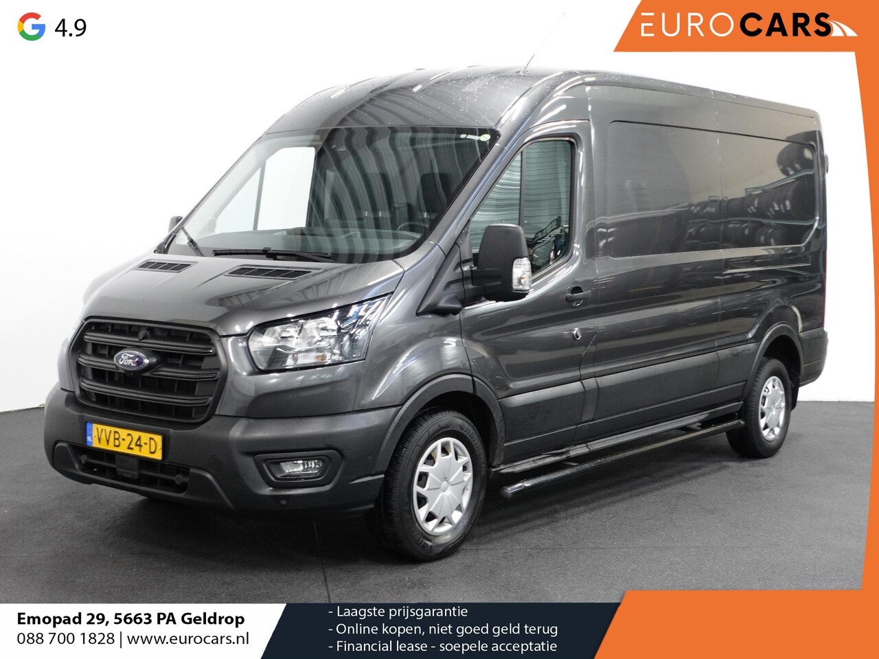 Ford Transit - 330 2.0 TDCI L3H2 Trend Airco Navigatie Bluetooth Camera V+A DAB+ Cruise Control - AutoWereld.nl