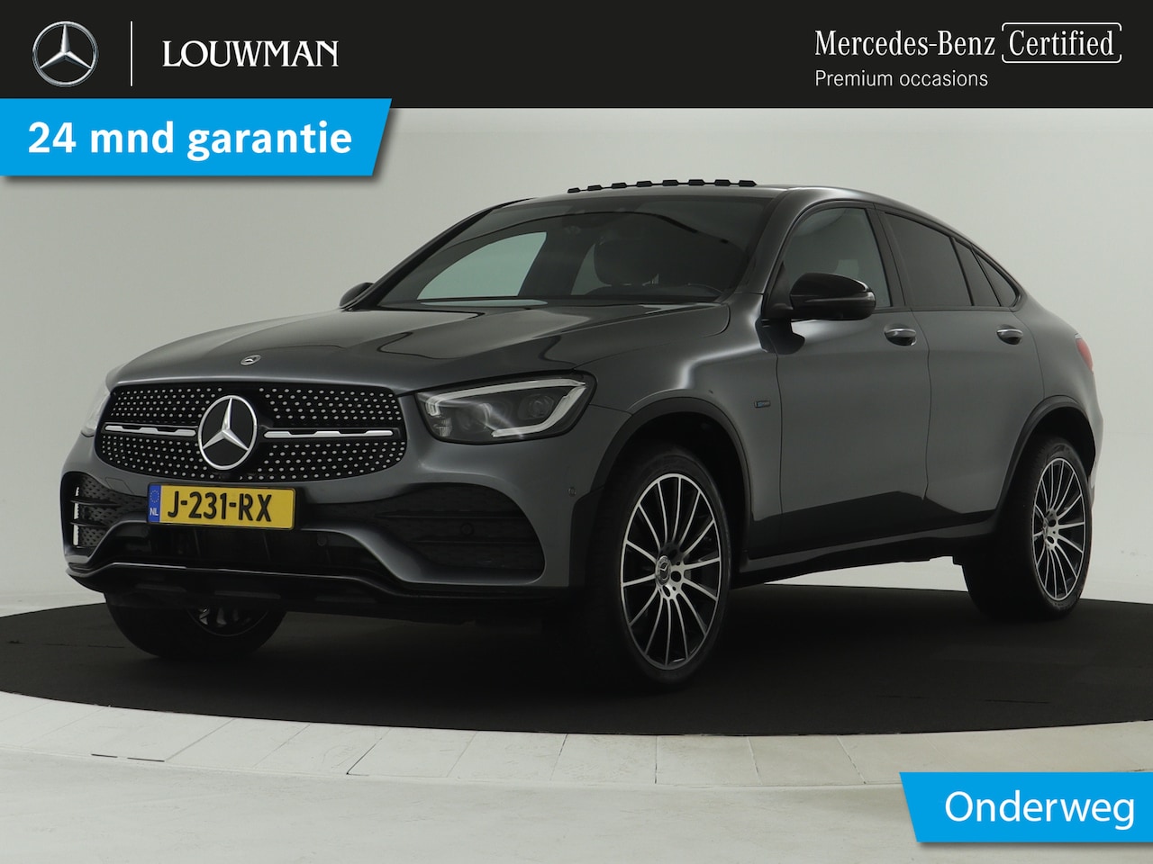 Mercedes-Benz GLC-klasse Coupé - 300 e AMG Plug-In Hybride | Schuif-Kanteldak | AMG Styling | Night Pakket | Inclusief 24 m - AutoWereld.nl