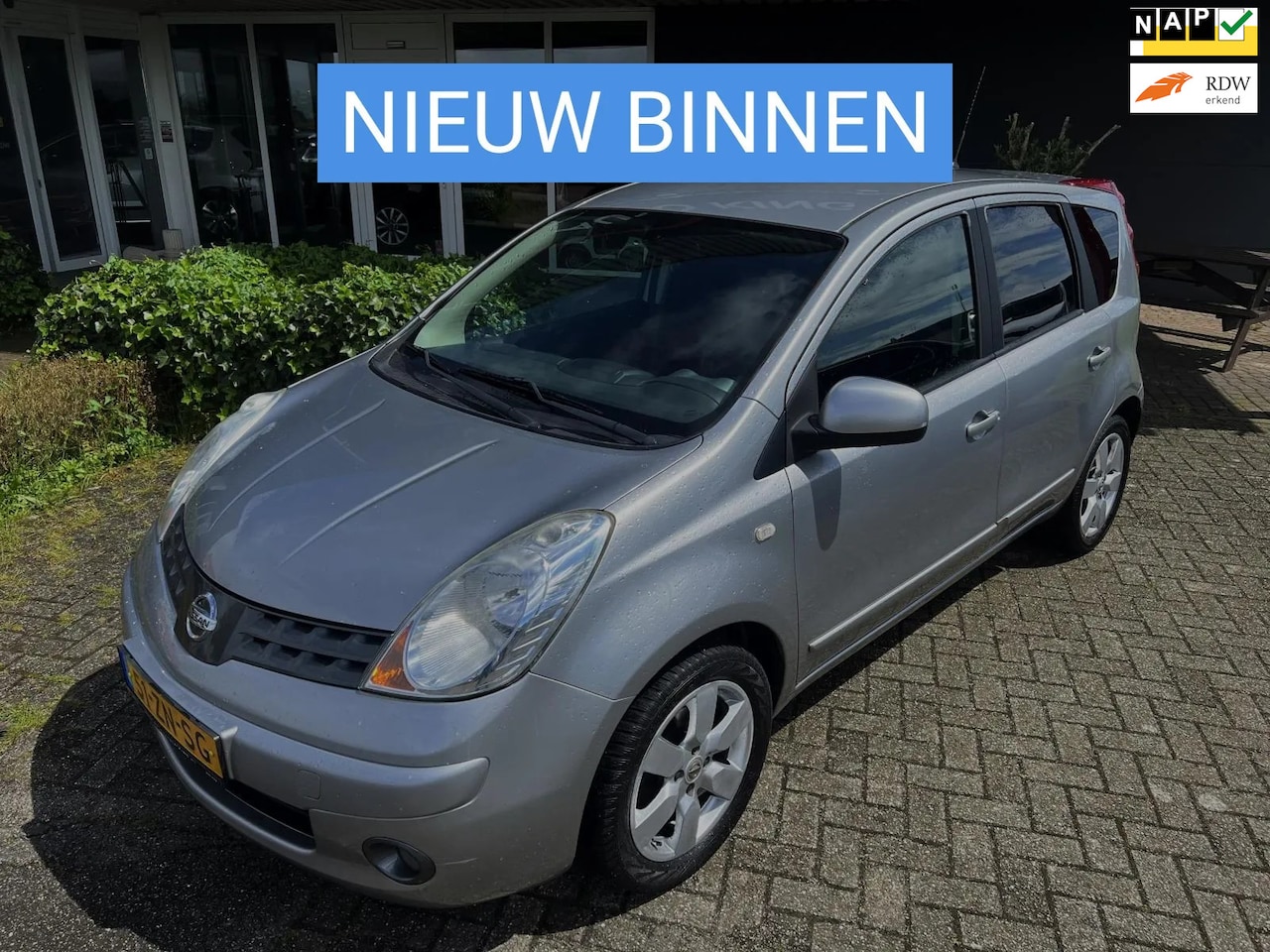 Nissan Note - 1.6 Acenta AUT/AIRCO/PDC/AUX/LMV - AutoWereld.nl