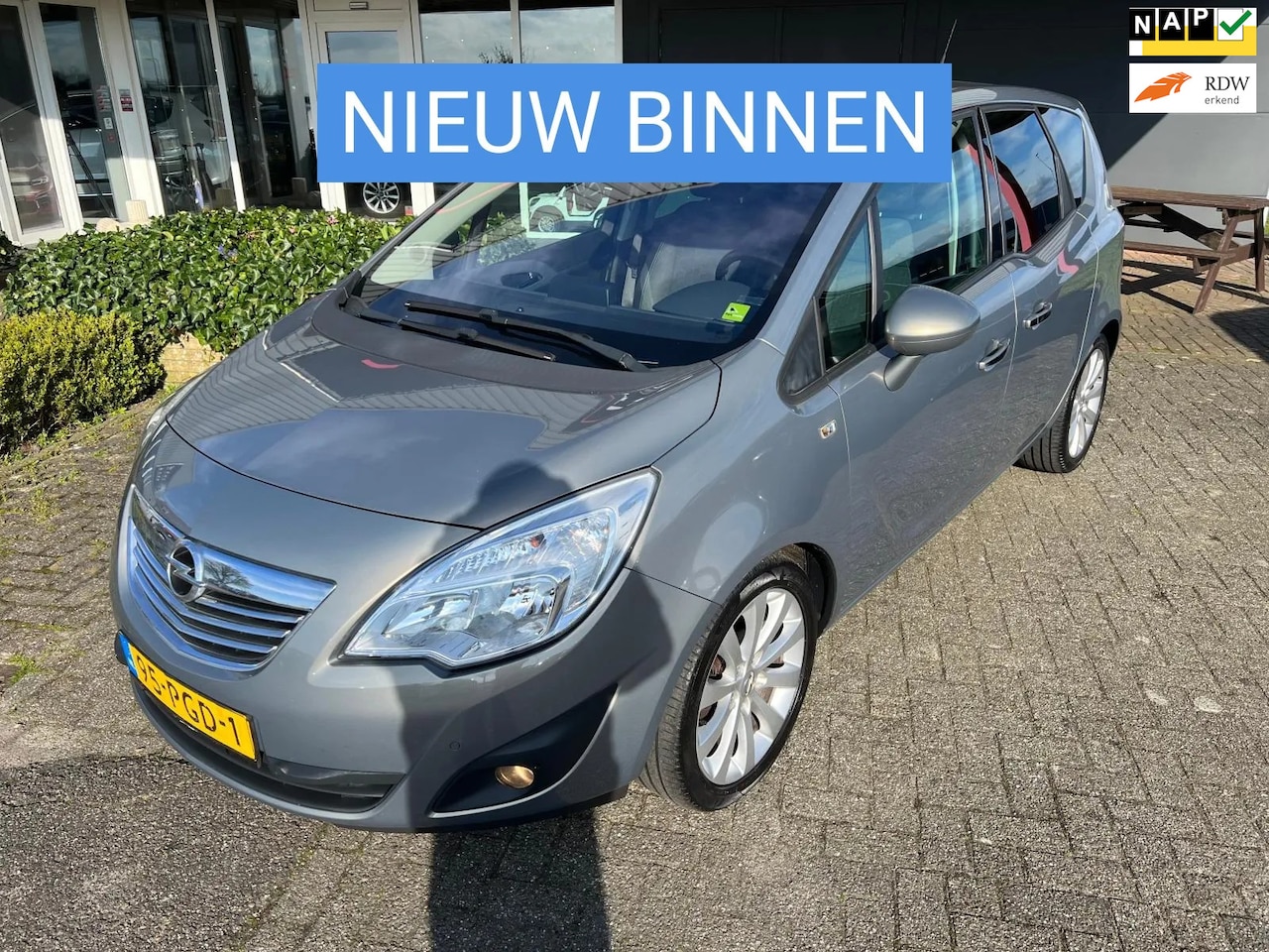 Opel Meriva - 1.4 Turbo Cosmo ECC/NAV/CRUISE/PDC V+A - AutoWereld.nl