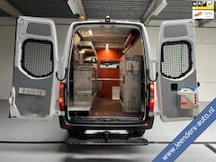 Mercedes-Benz Sprinter - SERVICEWAGEN 314 AUTOMAAT 2.2 CDI 140PK L2H2 EURO6 ECC M-BUX INRICHTING TREKHAAK TREEPLANK