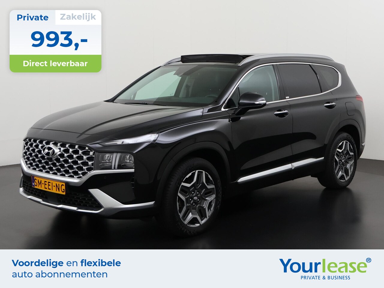 Hyundai Santa Fe - 1.6 T-GDI PHEV Premium Sky 7 Persoons | All-in 993,- Private Lease | Zondag Open! - AutoWereld.nl