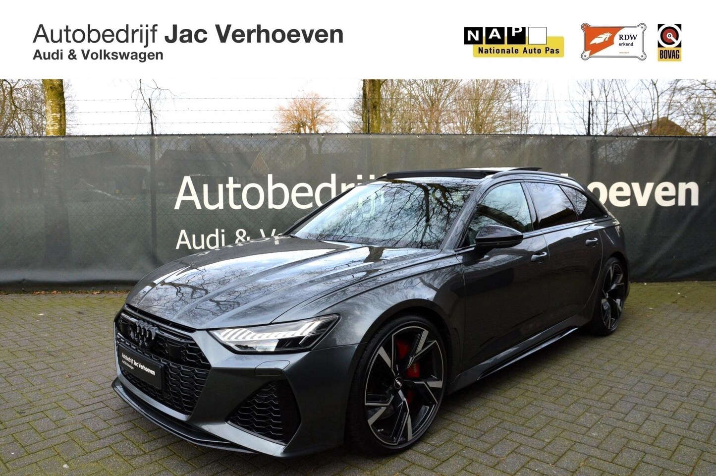 Audi RS6 - Avant 4.0 TFSI 600p|Quattro|Keramisch|Panoramadak|360 camera|Automaat| - AutoWereld.nl