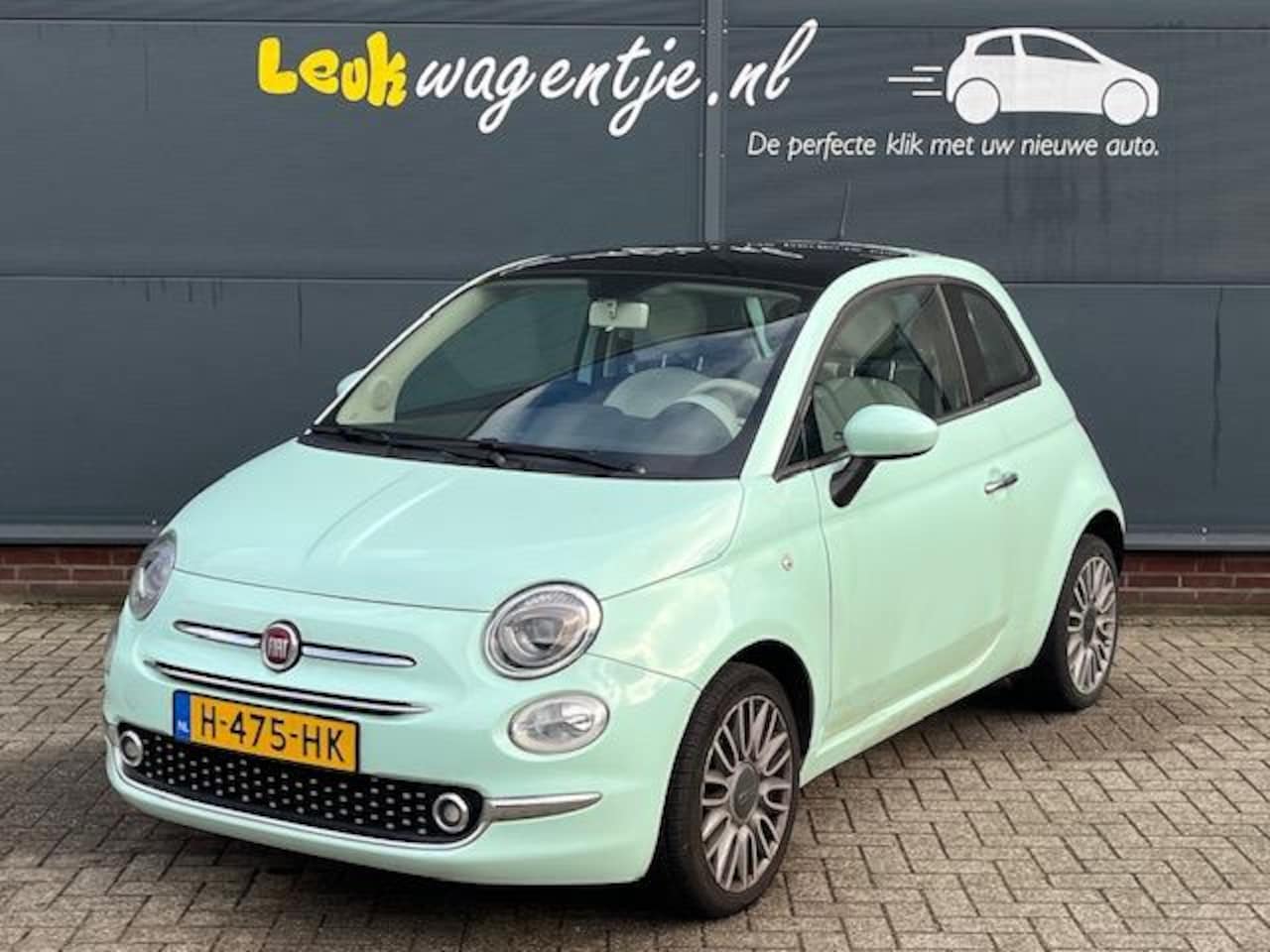 Fiat 500 - 1.2 Lounge *carplay *navi *cruise *16 inch *mint - AutoWereld.nl