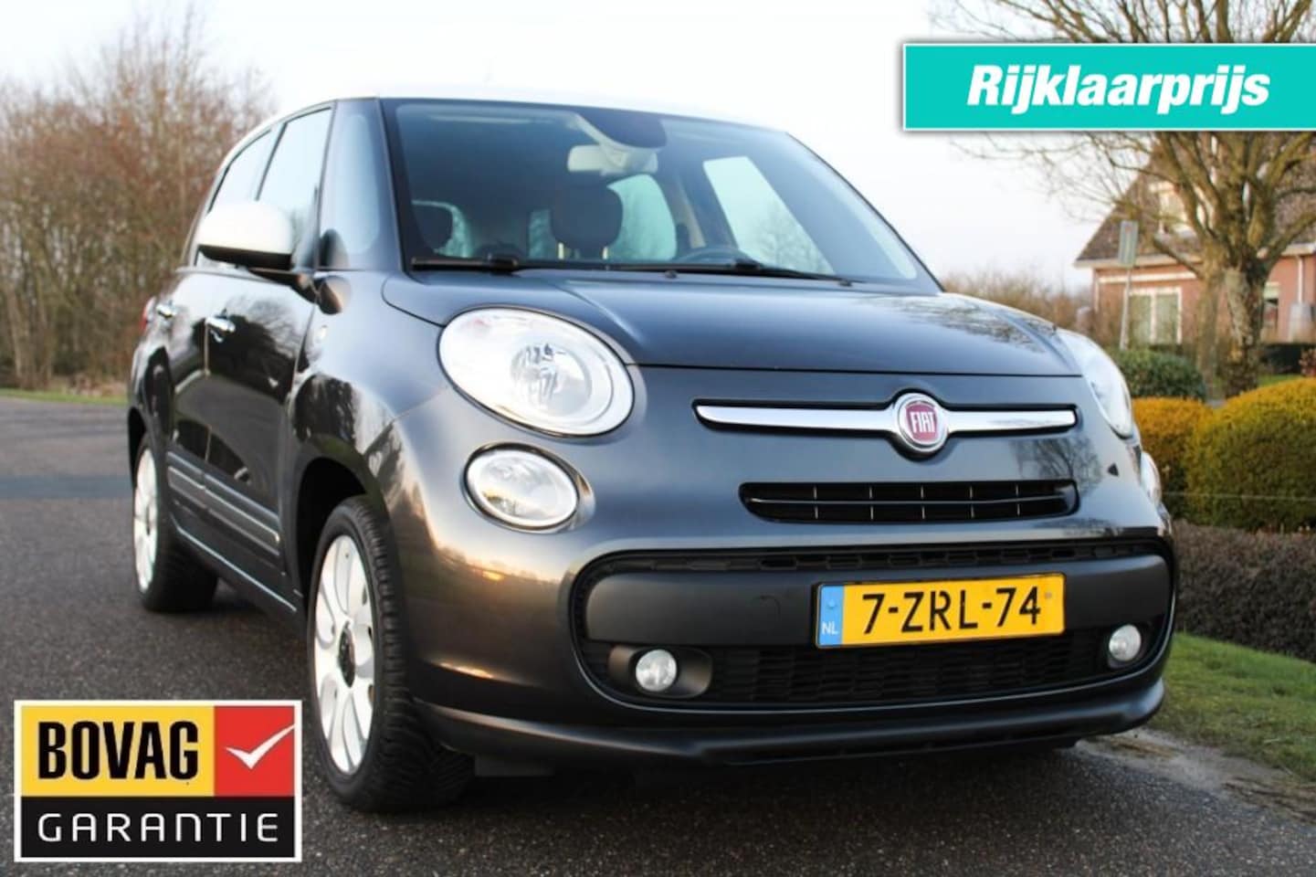 Fiat 500 L - 0.9T 105pk TwinAir Lounge 7-persoons ECC/cruise/navi/trekhaak - AutoWereld.nl