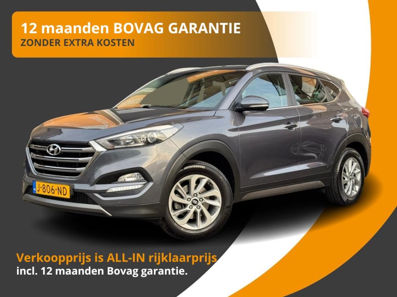 Hyundai Tucson - 1.6 GDI COMFORT NW.MODEL/NAVI/CAMERA/STOELVERW/LMV/TREKHAAK - AutoWereld.nl