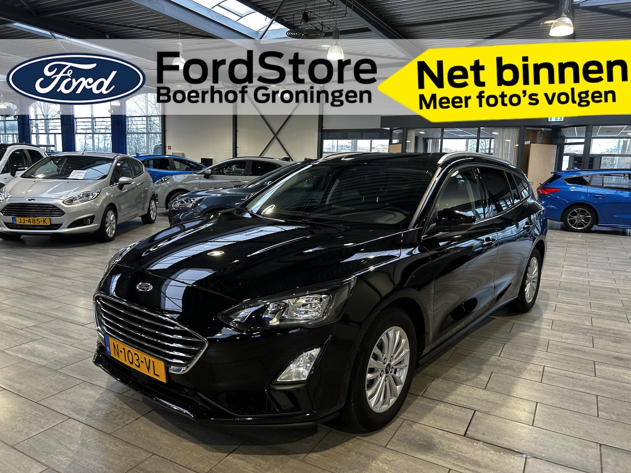 Ford Focus Wagon - EcoBoost 125 pk Titanium X | Camera | LED | El. a. klep | Digit. display | Navi | Clima | - AutoWereld.nl