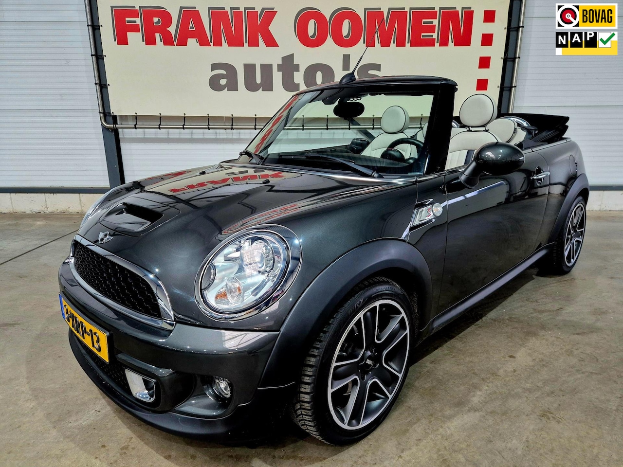 MINI Cabrio - Mini 1.6 Cooper S Chili 184PK + 34.674KM!|NL auto|Bi-xenon|Leder|Navi|Clima|Cruise|PDC|Blu - AutoWereld.nl