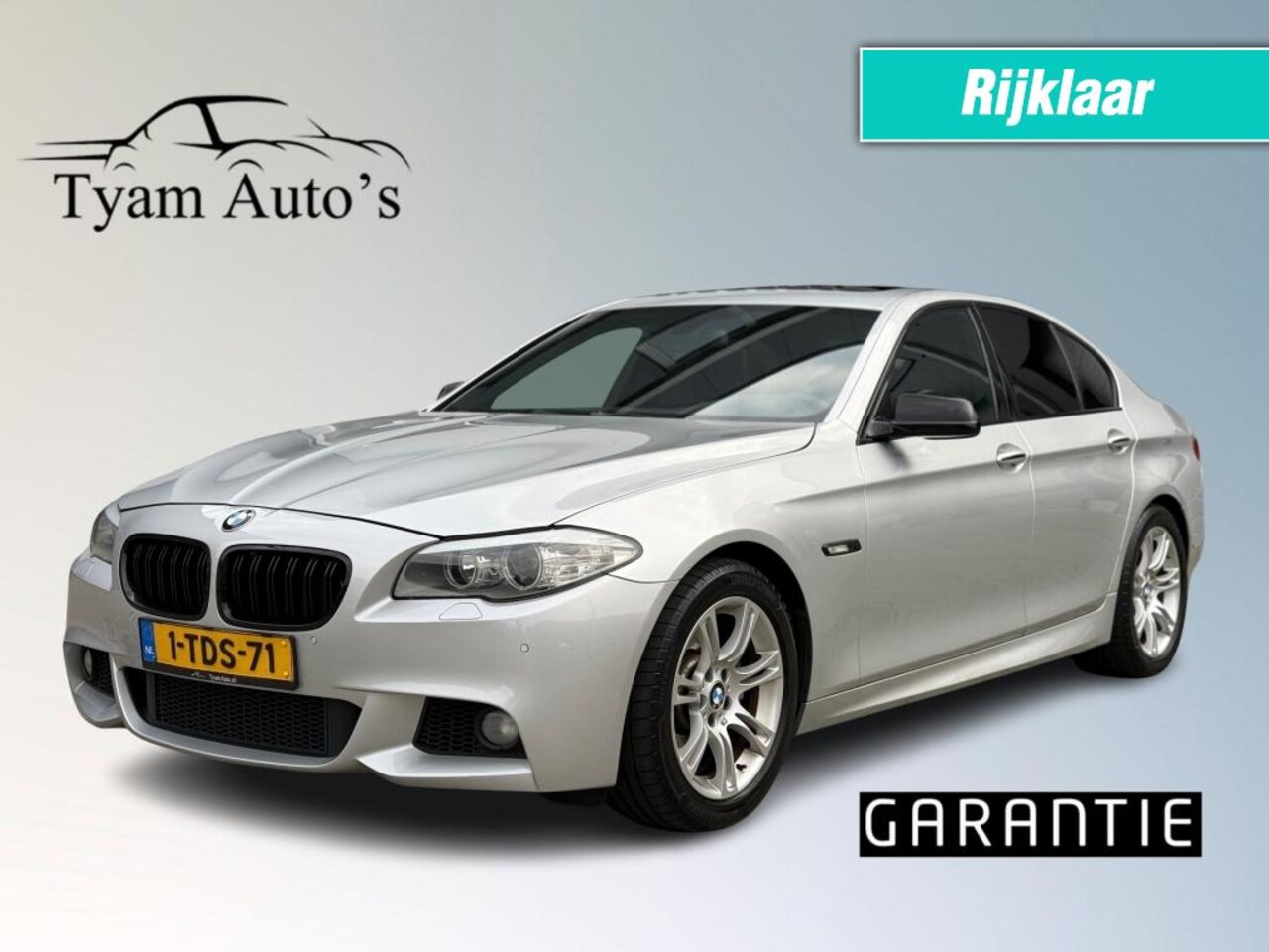 BMW 5-serie - 520i EXE M-SPORT *APK 09-2025* AIRCO NAVIGATIE PDC TEL XENON AUX - AutoWereld.nl