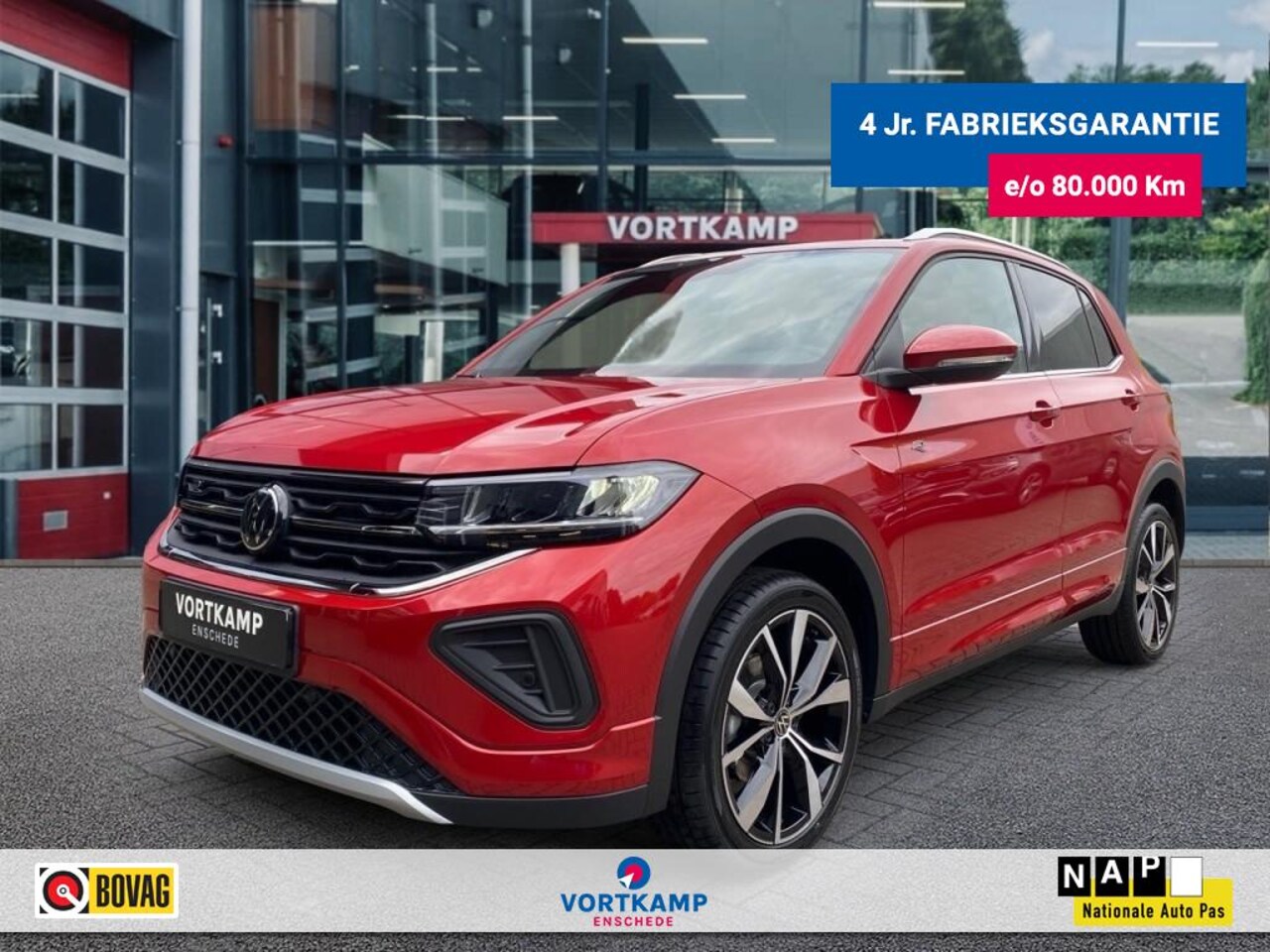 Volkswagen T-Cross - NIEUWE MODEL!! 1.0 TSI R-LINE CAMERA/CARPLAY/STOELVERW/ACC - AutoWereld.nl