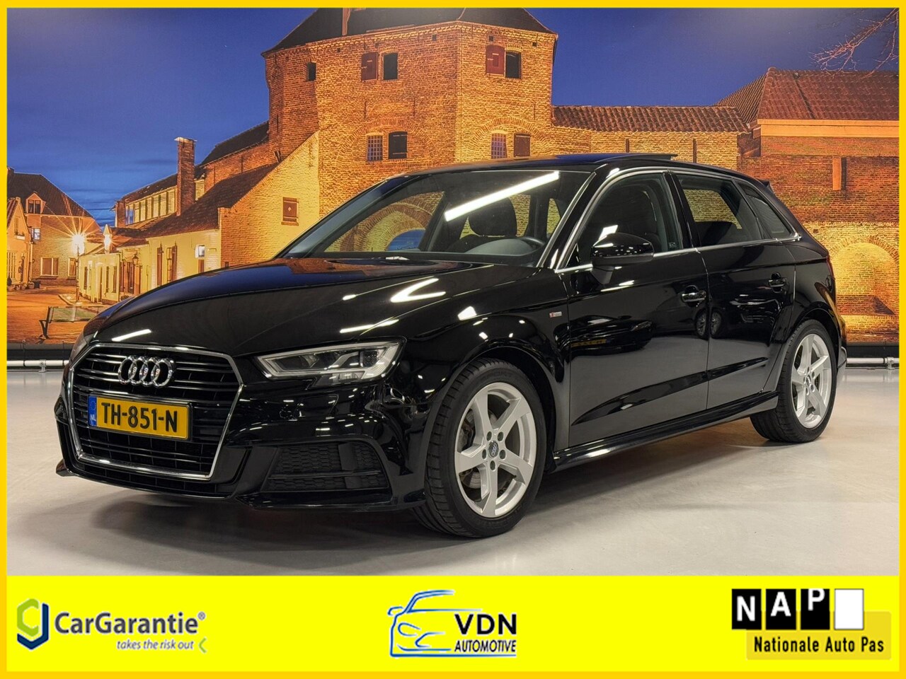 Audi A3 Sportback - 1.0 TFSI Sport S-Line Panodak Navigatie LED - AutoWereld.nl