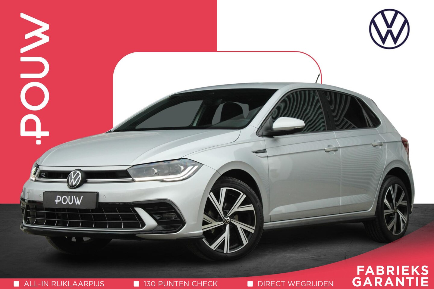 Volkswagen Polo - 1.0 TSI 95pk DSG-7 R-Line Business | 17" LM "Bergamo" | Carplay & Android Auto - AutoWereld.nl