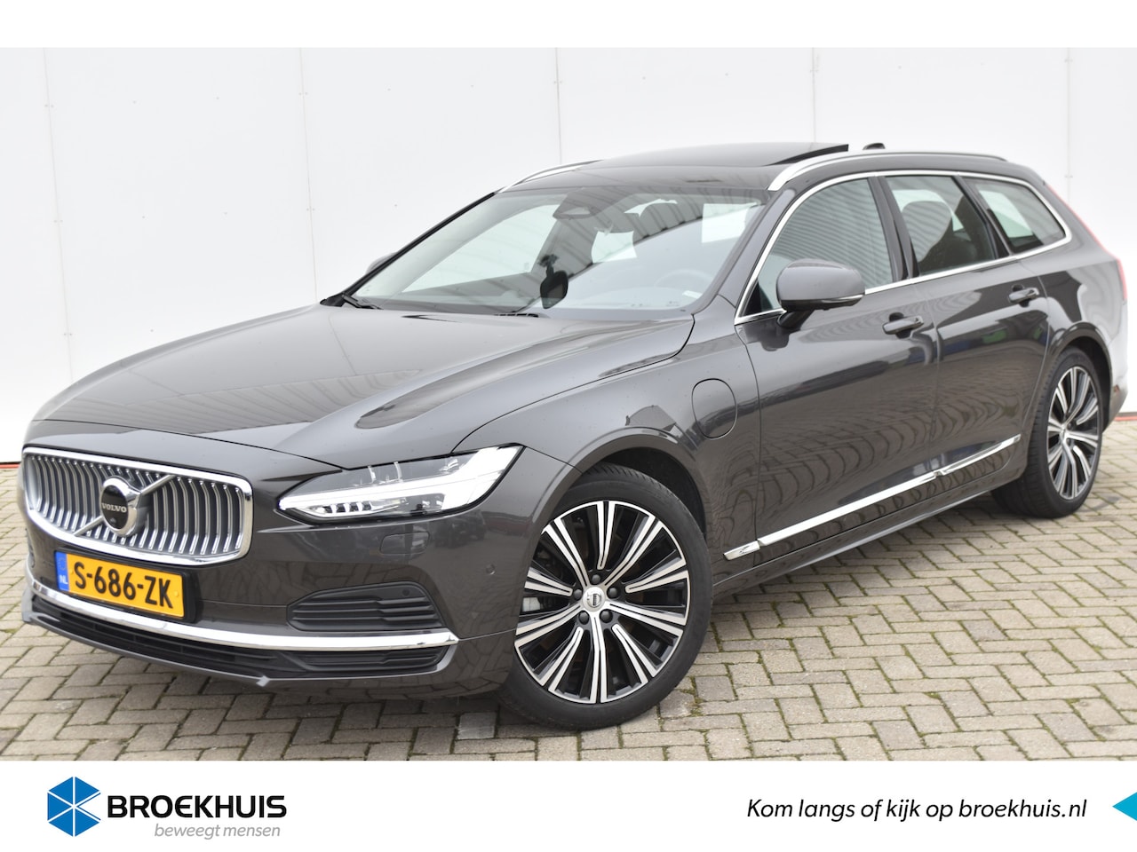 Volvo V90 - 2.0 T6 Plug-in hybrid AWD Ultimate Bright - AutoWereld.nl