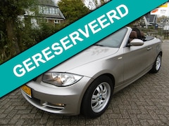 BMW 1-serie Cabrio - 120i High Exe 170pk Automaat Leder Clima Navi 146.000km NAP