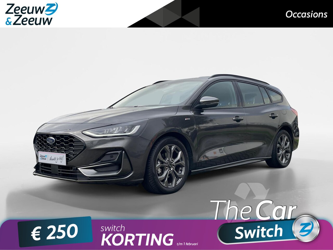 Ford Focus Wagon - 1.0 EcoBoost ST-Line | Dealer onderhouden | Automaat | Navigatie | Draadloos Apple carplay - AutoWereld.nl