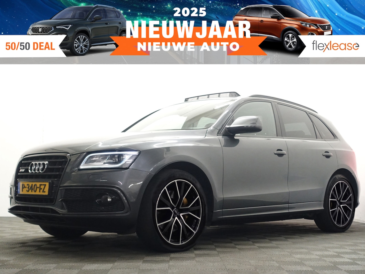 Audi Q5 SQ5 - 3.0 TDI Quattro Pro Line S Adap Cruise, Lane Assist, Panodak, Bang Olufsen, Memory, Carbon - AutoWereld.nl