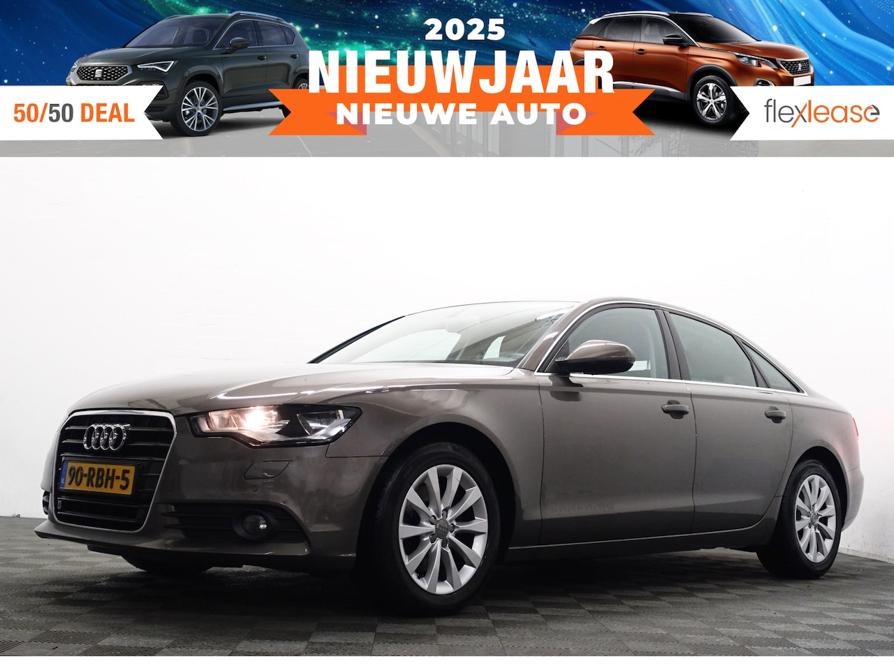 Audi A6 Limousine - 2.8 FSI Pro Line S S-Line Aut- Sport Leder Interieur, Clima, Cruise, Dynamic Select, Navi, - AutoWereld.nl