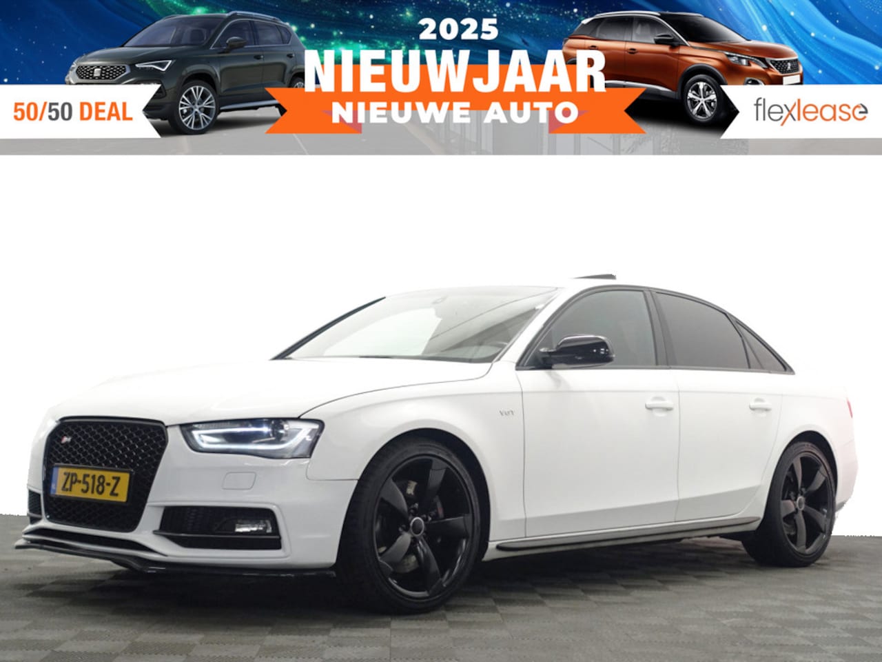 Audi S4 - 3.0 TFSI Quattro 334pk Black Optic Aut- Schuifdak, Sport Interieur, Carbon Pakket, Memory - AutoWereld.nl