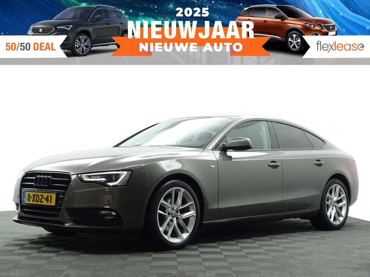 Audi A5 Sportback - 1.8 TFSI S line Black optic Aut- Bang Olufsen, Xenon Led, Leder Sport Interieur, Navi, Cli - AutoWereld.nl