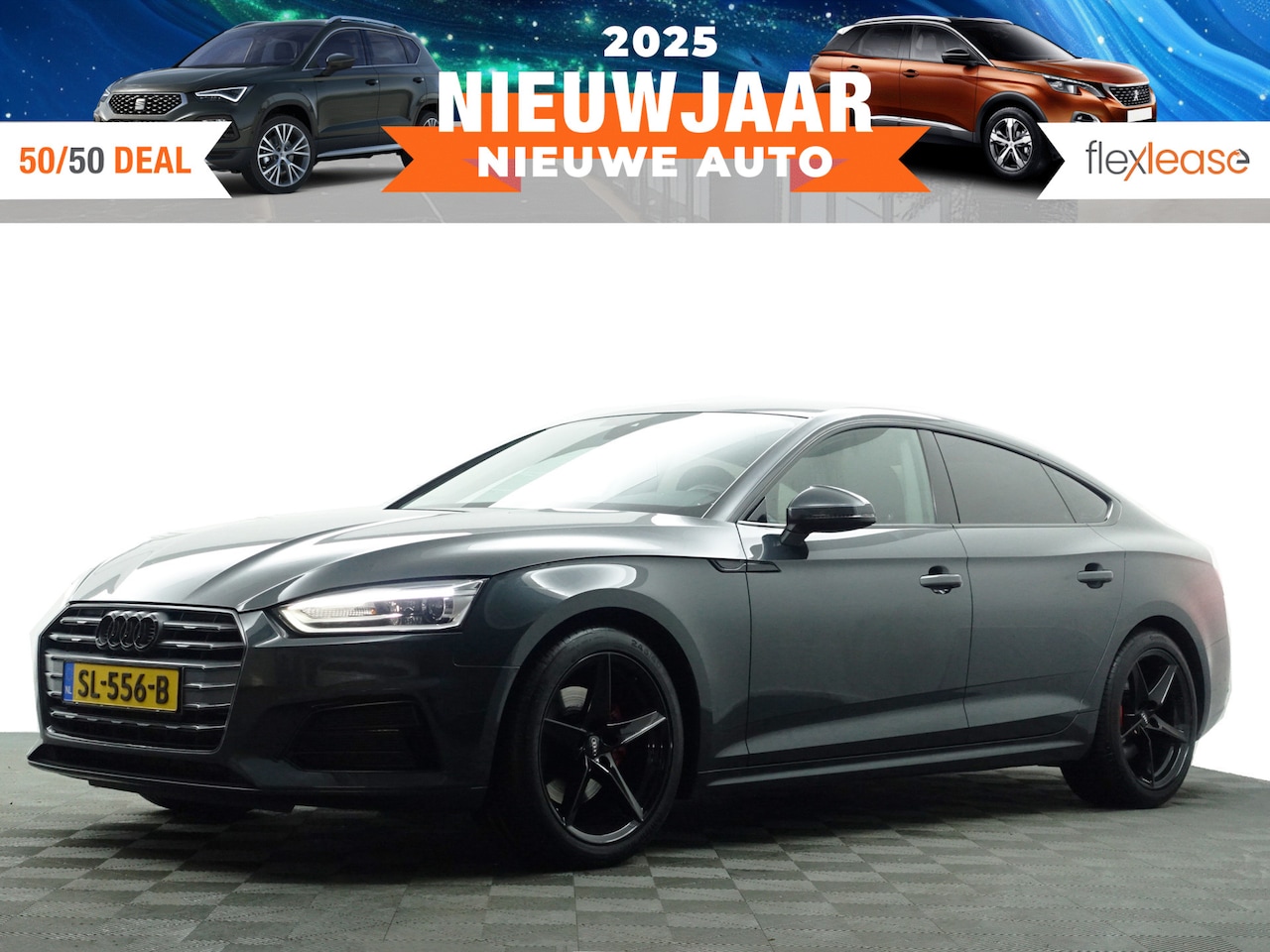 Audi A5 Sportback - 1.4 TFSI S Line Black Optic Aut- Bang Olufsen, Xenon Led, Dynamic Select, Park Assist, Key - AutoWereld.nl