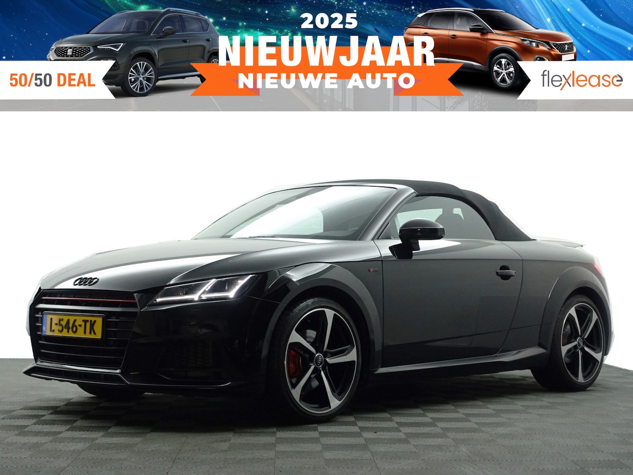 Audi TT Roadster - 1.8 TFSI 180pk S Competition Black Optic Aut- Rs Interieur, Keyless, Xenon Led, Virtual Co - AutoWereld.nl