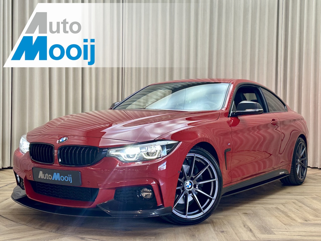 BMW 4-serie Coupé - 430i *M-PERFORMANCE* Imola Rot / Carbon Exterieur / HUD / Leder / Digital Cockpit / 360 Ca - AutoWereld.nl