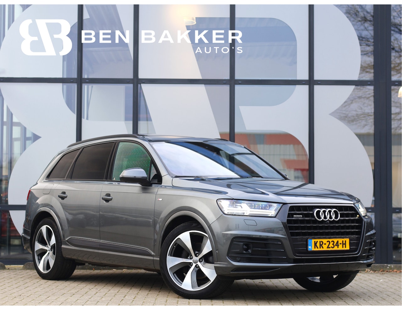 Audi Q7 - 3.0 V6 TDI quattro S-line *Luchtvering*ACC*Bose*HUD*Haak*Standkachel* - AutoWereld.nl