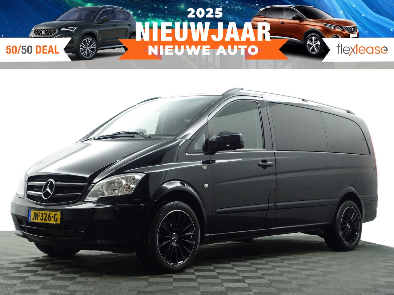 Mercedes-Benz Vito - 116 CDI Lang Avantgarde Aut- 9 Pers, Park Assist, Clima, Cruise, Xenon - AutoWereld.nl