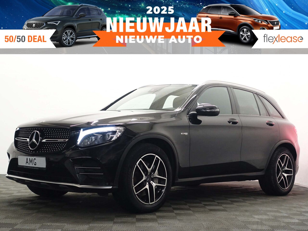 Mercedes-Benz GLC-klasse - 43 AMG 368pk 4MATIC Aut- Leer, Camera, Sfeerverlichting, Burmester - AutoWereld.nl