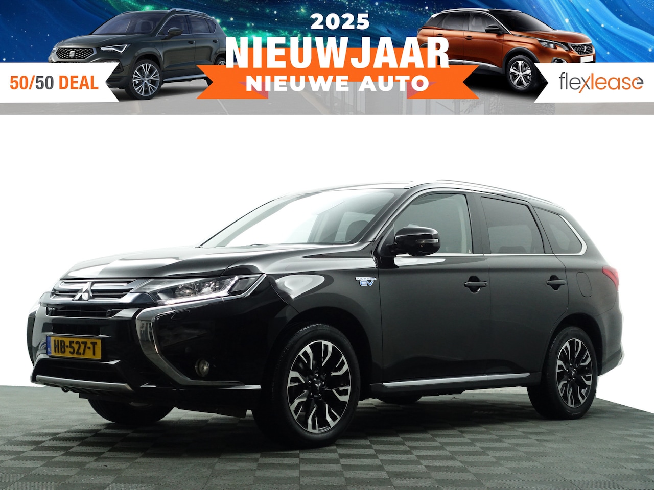 Mitsubishi Outlander - 2.0 PHEV Instyle+ Aut- Schuifdak, Design Leder Interieur, 360 Camera, Stuur/Stoelverwarmin - AutoWereld.nl