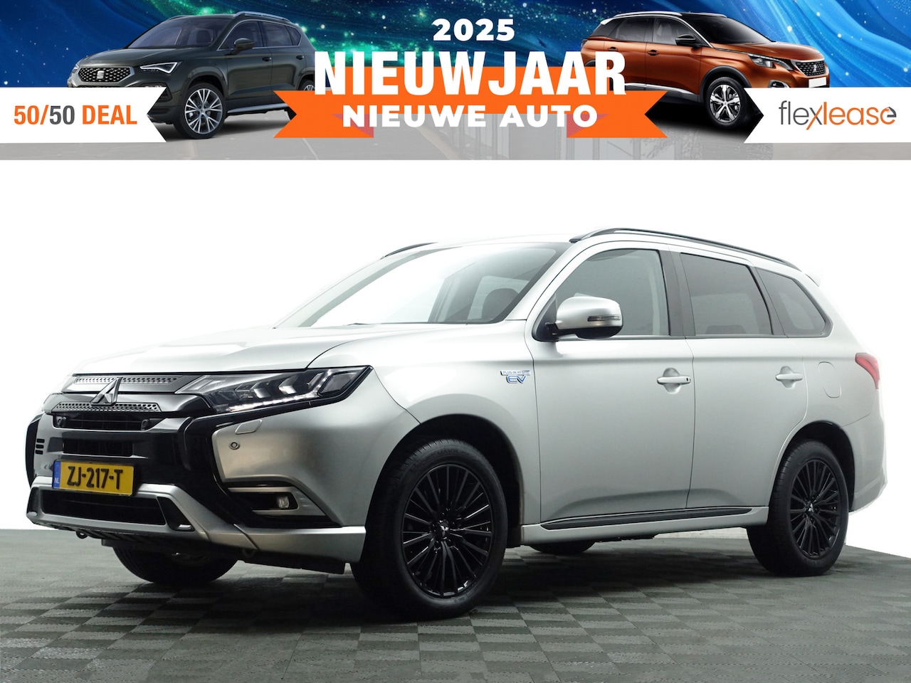 Mitsubishi Outlander Sport - 2.4 PHEV Blackpack Aut- Xenon Led, Stoelverwarming, Sport Leder Interieur, Trekhaak, Camer - AutoWereld.nl