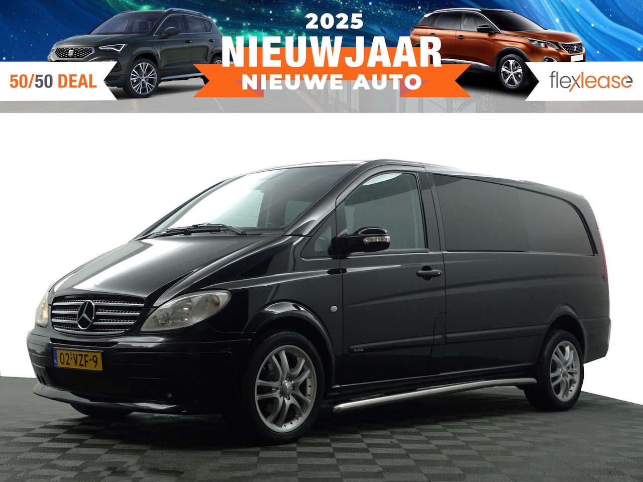 Mercedes-Benz Vito - 120 V6 CDI 320 Lang Orgineel Brabus Aut- Dubbele Cabine, 5/6 Pers, Leder, Cruise, Clima, S - AutoWereld.nl