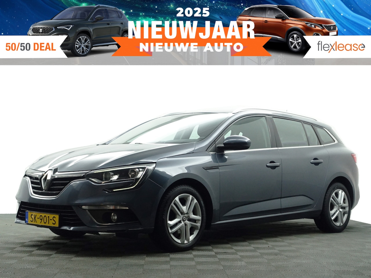 Renault Mégane Estate - 1.2 TCe Intens- Comfort Interieur, Led, Clima, Cruise, Navi, Virtual Cockpit - AutoWereld.nl