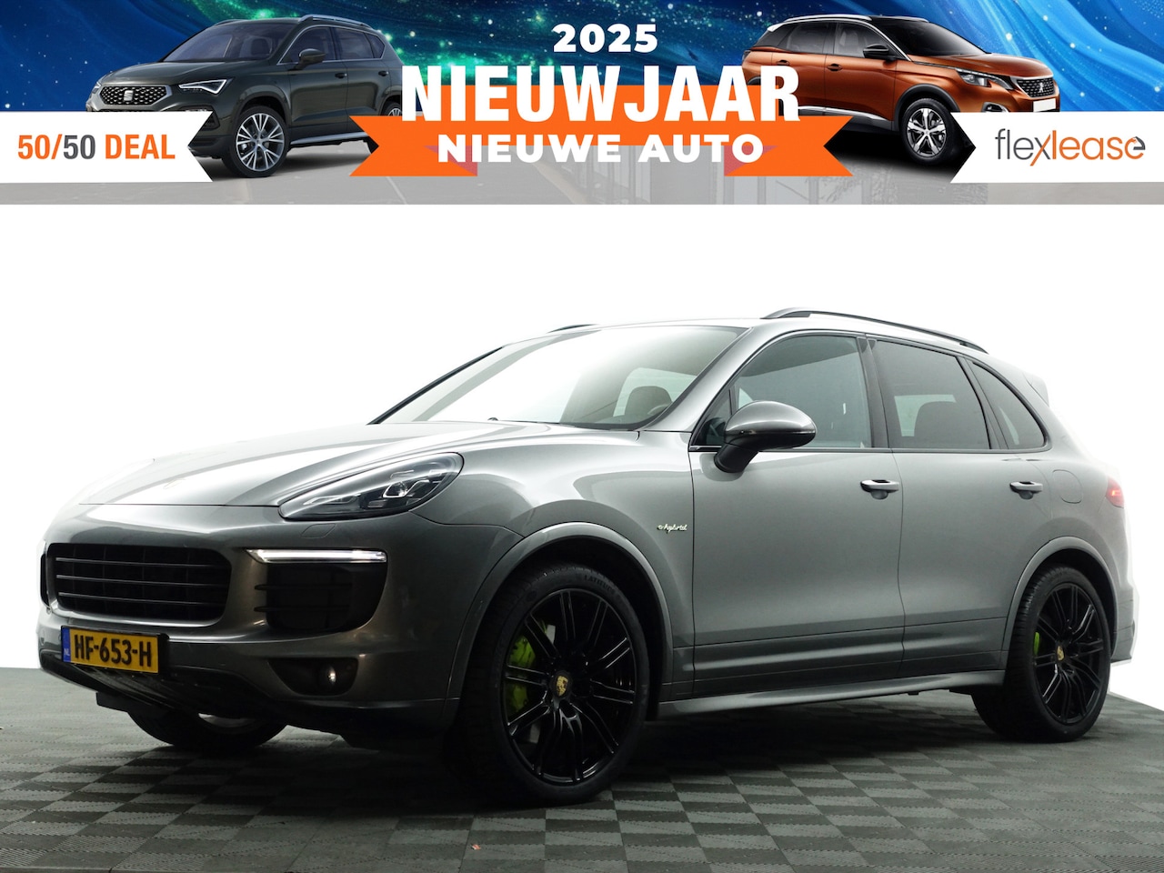 Porsche Cayenne - 3.0 S E-Hybrid Sport Design Aut- Volledig Dealer Onderhouden, Sport Chrono, Bose Audio, Me - AutoWereld.nl