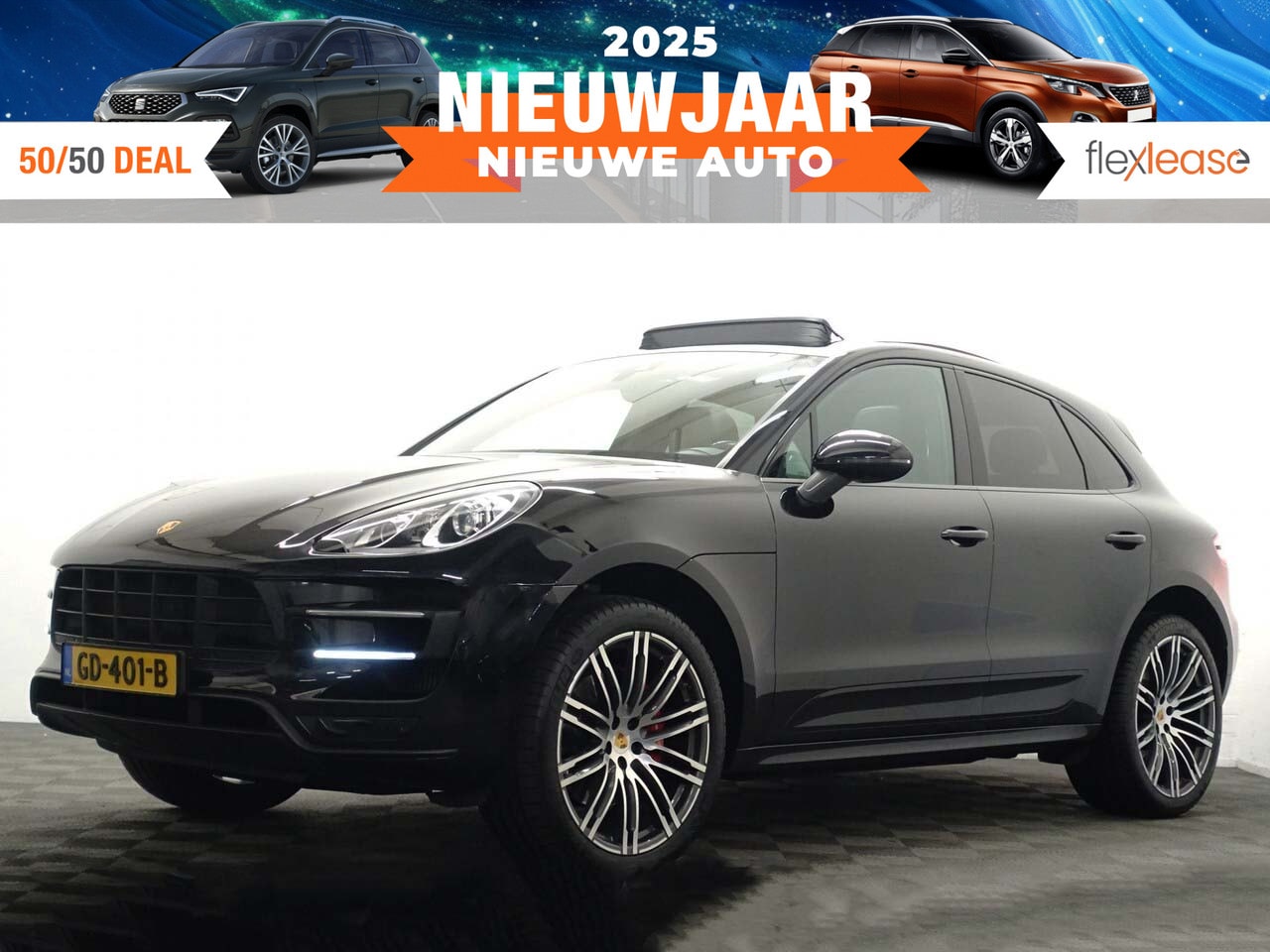 Porsche Macan - 3.6 Turbo 400pk Sport Chrono Plus Aut- Panodak, Stoelventilatie, Bose, Camera - AutoWereld.nl