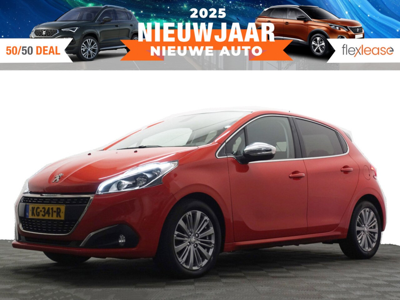 Peugeot 208 - 1.2 PureTech Gt-line Orange Art- Panodak, Sfeerverlichting, Clima, Navi, Park Assist, - AutoWereld.nl