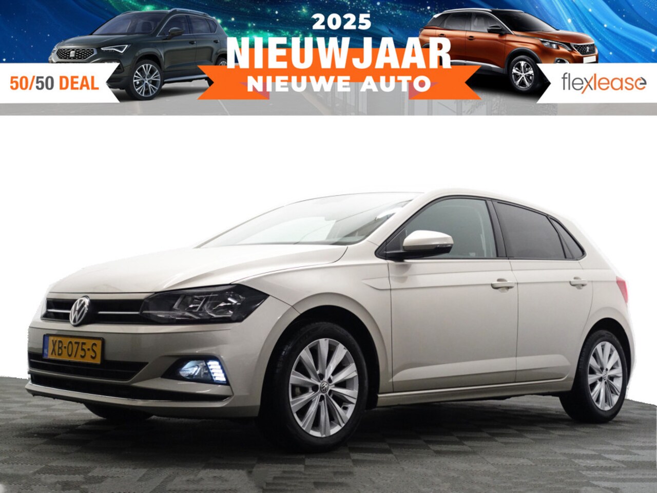 Volkswagen Polo - 1.0 TSI Highline+ Aut- Dynamic Select, Park Assist, Clima, Ada Cruise, Sport Interieur - AutoWereld.nl